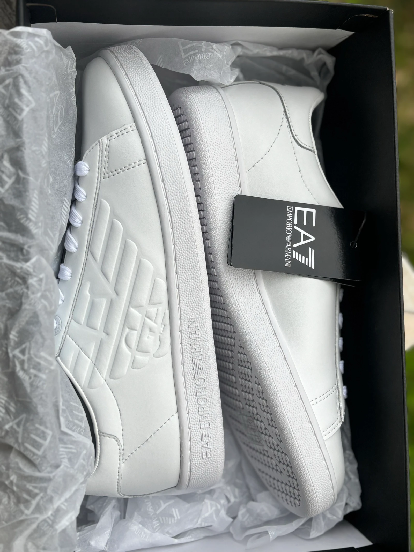 EA7 Emporio Armani Sneakers Brancas Homem | Novas c/ Caixa e Etiqueta
